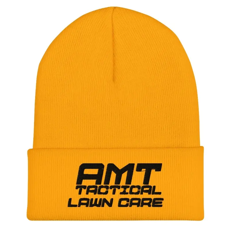 AMT Beanies Black Lettering